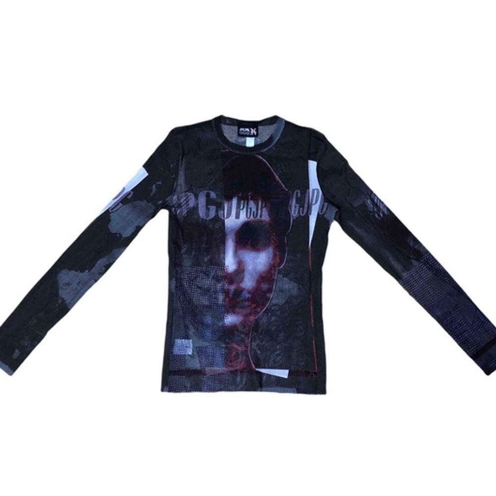 Jean Paul gaultier mesh longsleeve top (JPG)